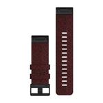 Garmin Řemínek pro fenix6X - QuickFit 26 mm, nylonový, červený, černá přezka