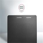 AXAGON RSS-M2B, SATA - M.2 SATA SSD, interní 2.5" ALU box, černý