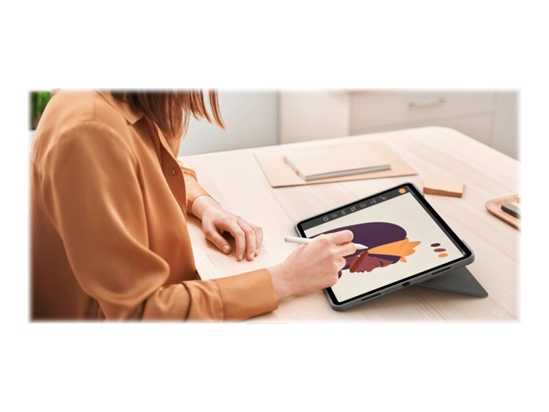 Logitech Combo Touch pro iPad Pro 11" (1., 2., 3.. gen), šedá - US INTL