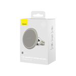 Baseus C01 magnetický držák do auta (do ventilační mřížky), krémově bílá