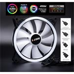 1stCOOL AURA EVO Dual Ring ARGB PWM ventilátor 14cm
