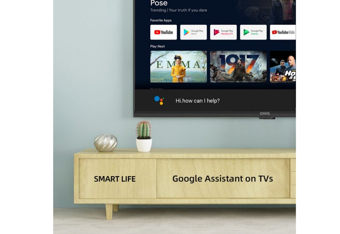 CHiQ U55G7LX TV 55" + 2 roky prodloužená záruka