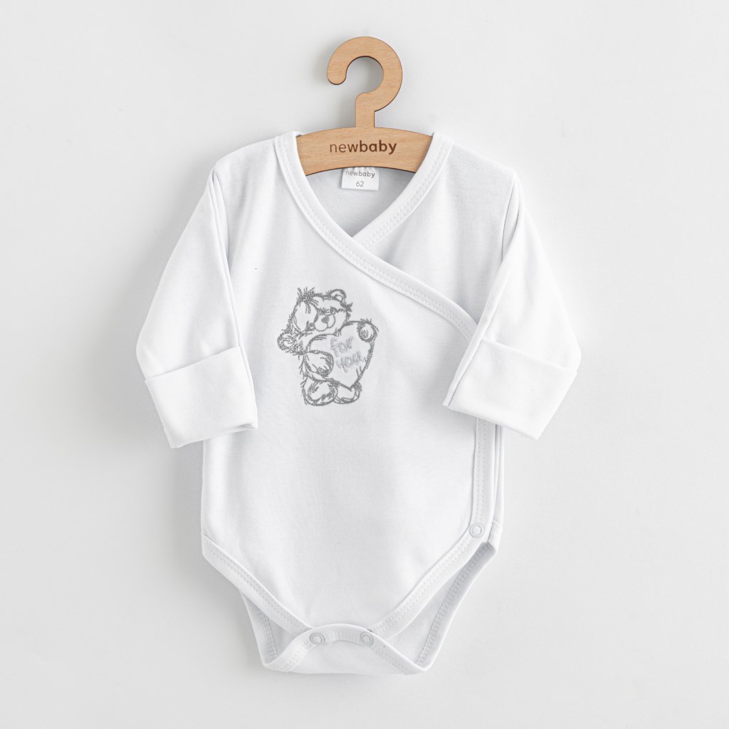 New Baby 5-dílná kojenecká soupravička do porodnice Classic bílá, vel. 56 (0-3m)