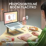 Logitech Wireless Pebble mouse 2, M350s, růžová