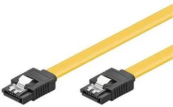0,5m SATA 3.0 datový kabel 1,5Gbps / 3GB/s / 6GB/s, kov.západka