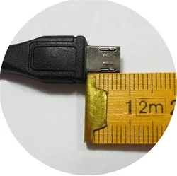 1,8 m kábel microUSB s dlhým konektorom microUSB