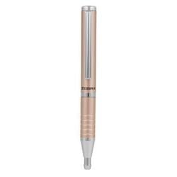 10082 Kuličkové pero "SL-F1", modrá, 0,24 mm, teleskopické, kovové, pudrově růžové tělo, ZEBRA
