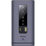11v1 Baseus Spacemate 100W dokovacia stanica 2xUSB-C, 4xUSB, 3xHDMI, 1xRJ45, 3,5mm jack sivá