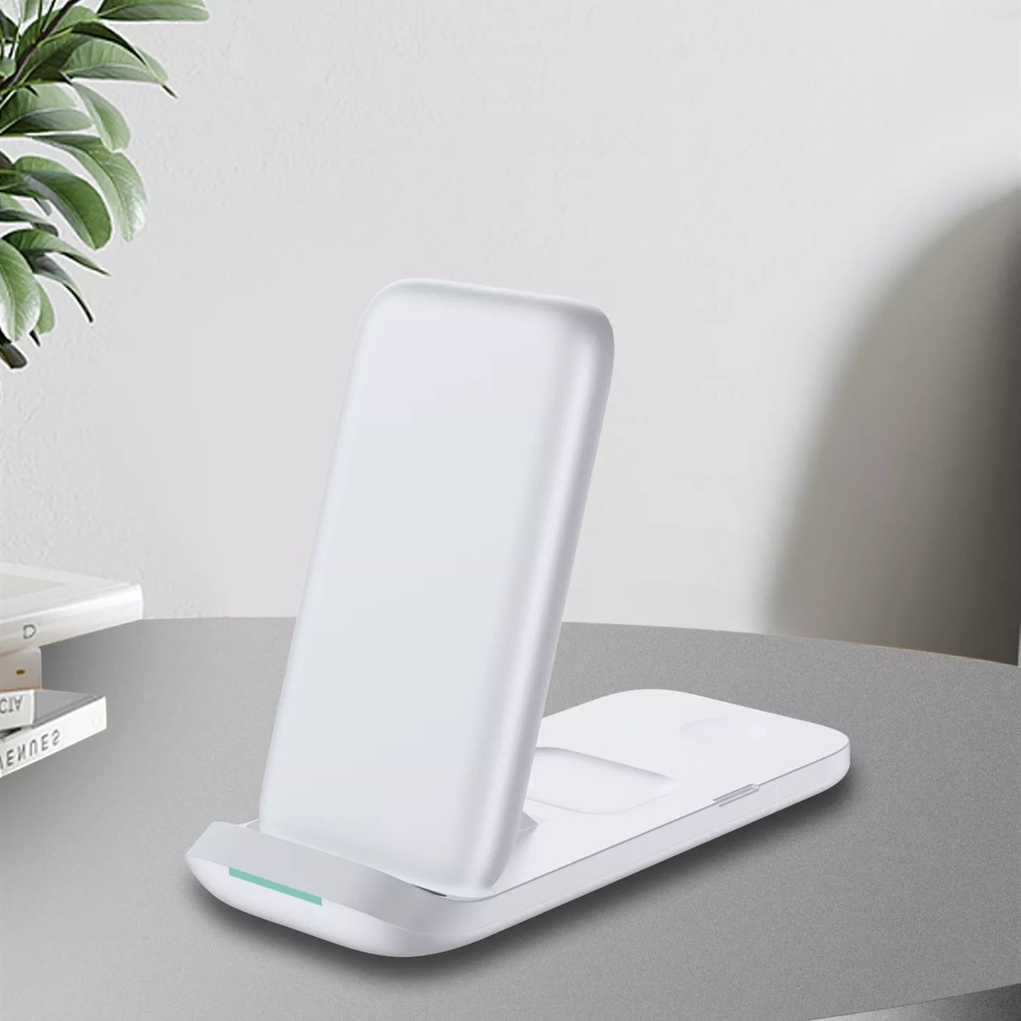 1stCOOL bezdrátová skládací QI nabíječka 3in1 bílá, Apple kompatibilní