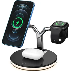 1stCOOL Bezdrôtová nabíjacia stanica QI 3v1, kompatibilná s MagSafe