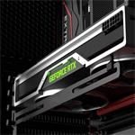 1stCOOL GPU Holder Aluminium Black, držák VGA hliníkový černý 