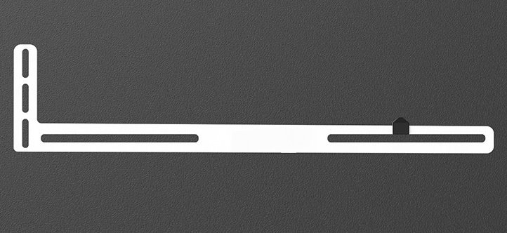 1stCOOL GPU Holder Aluminium White, držák VGA hliníkový bílý
