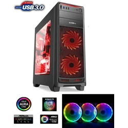 1stCOOL MiddleTower GAMER 1 Aura RGB + set FAN ARGB ML-GAMER1-ARGB - Počítačové skříně (case)
