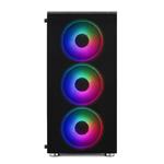 1stCOOL MiddleTower RAINBOW 4, 4xRGB ventilátor, 650W 88+