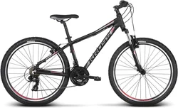 2018 KROSS 26" LEA 1 vel.17" - black/rapsberry matt