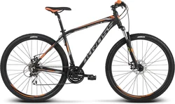 2018 KROSS 27,5" HEXAGON 4 vel.17" - black/graphite/orange matt