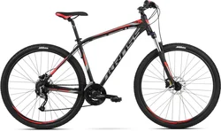 2018 KROSS 27,5" HEXAGON 6 vel.17" - black/graphite/red matt