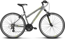 2018 KROSS 28" EVADO 2 dámský vel.19" - graphite/lime glossy