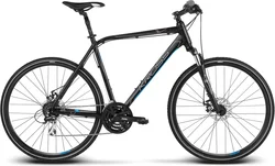 2018 KROSS 28" EVADO 4 vel.19" - black/blue matt