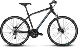 2018 KROSS 28" EVADO 6 vel.19" - black/blue matt