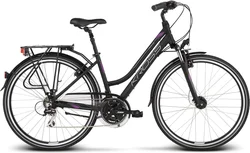 2018 KROSS 28" TRANS 3 dámský vel.19" - black/violet/silver matt