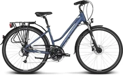 2018 KROSS 28" TRANS 7 dámský vel.19" - blue/silver matt