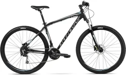 2018 KROSS 29" HEXAGON 7.0 vel.21" - black/graphite/steel matt