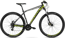 2018 KROSS 29" LEVEL 1.0 vel.21" - black/lime/silver matt