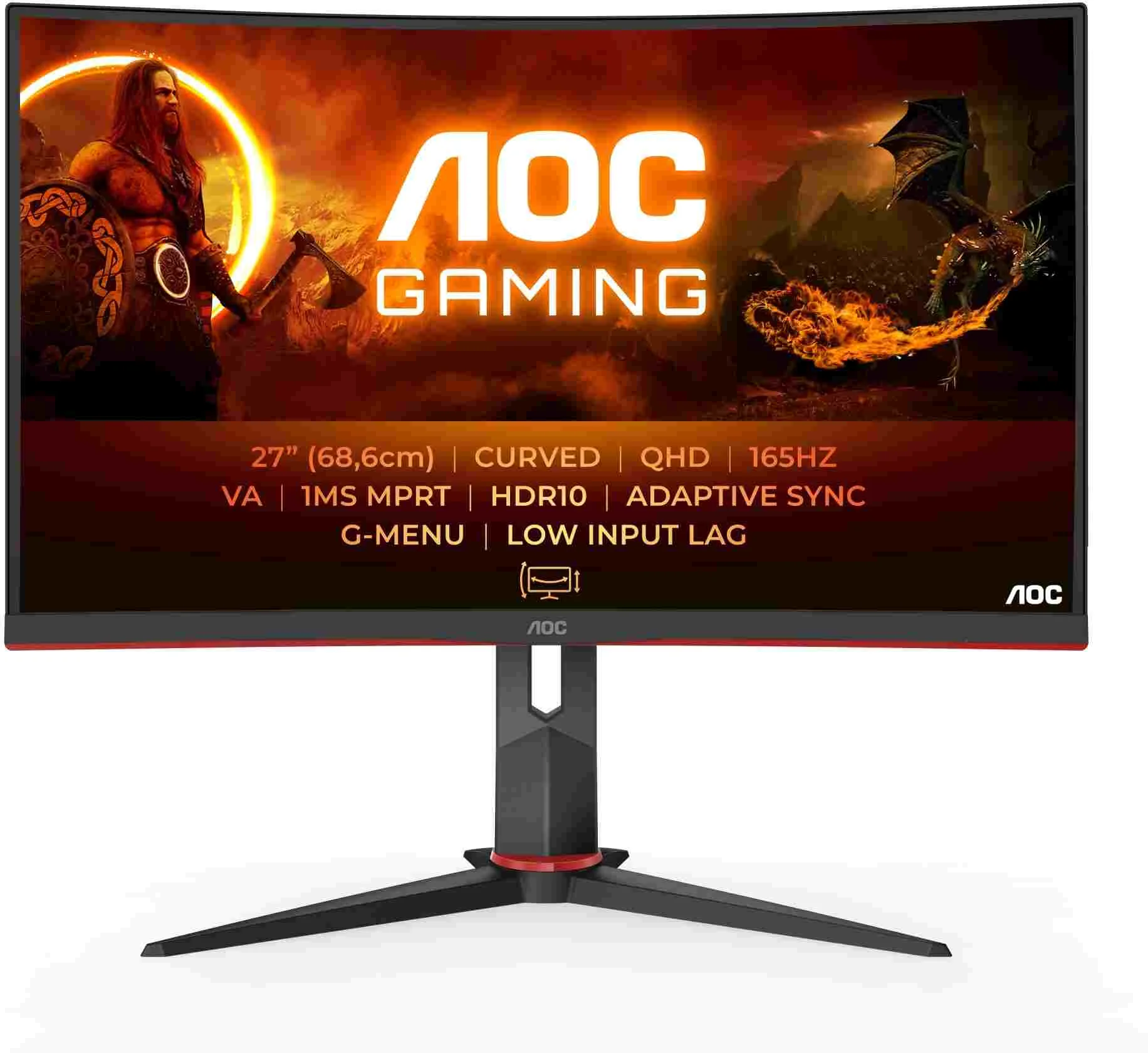 27" AOC CQ27G2S/BK Gaming