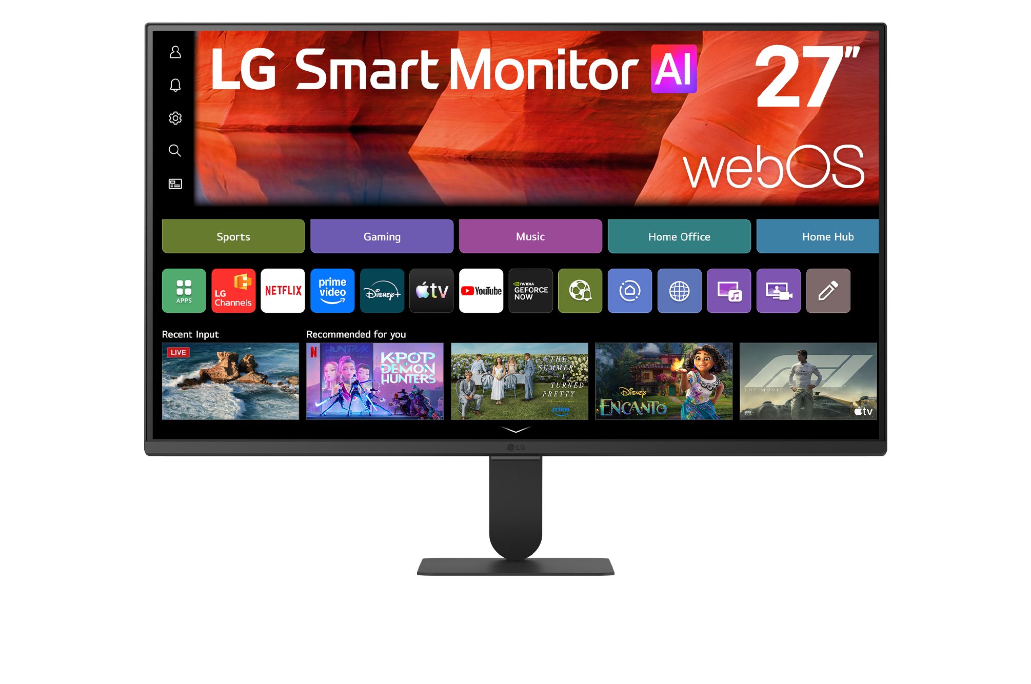 27-palcový inteligentný monitor LG 27U511SB