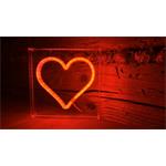 2Kids Toys LED NEON LIGHT lampička Srdce červené