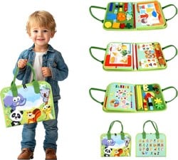 2Kids Toys Senzorická knižka s aktivitami Safari