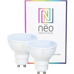 Immax LED žárovka Neo GU10 3,5W RGB 2ks , teplá bílá + RGB, stmívatelná, 230lm - Vybavení domu