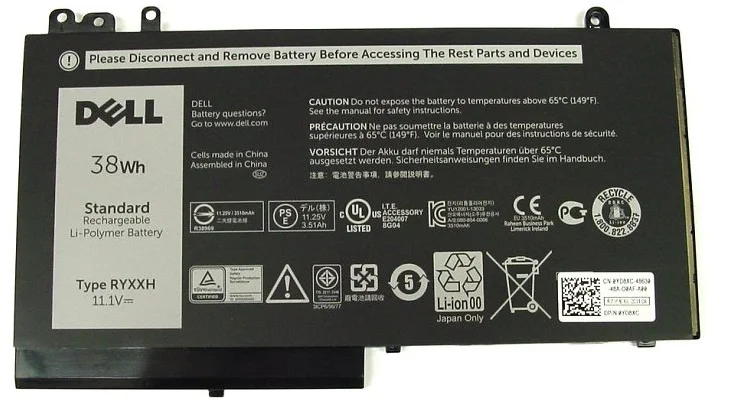 3-článková batéria DELL 38 Wh pre Latitude 3100/3150/3160/E5250/E5450/E5550