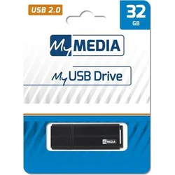 32GB USB Flash 2.0 MyUSB Drive černý, My Media 69262 - USB Flash disky