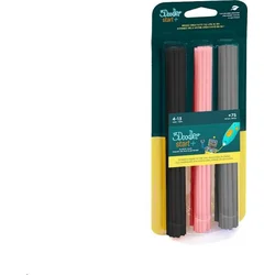 3Doodler náplň ECO-PCL pro 3D pero Start+ 75ks - černá, růžová, šedá
