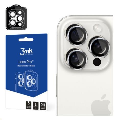 3mk Camera Protector Lens Protection Pro pre Apple iPhone 15 Pro Max, strieborná