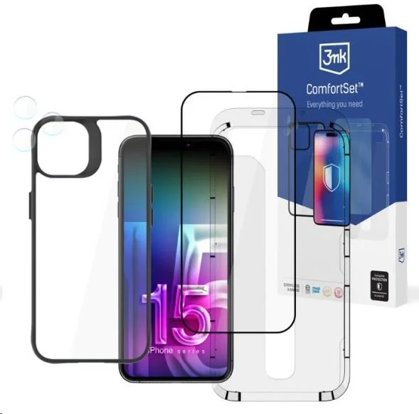 3mk Comfort Set 4 v 1 pre Apple iPhone 15 Pro