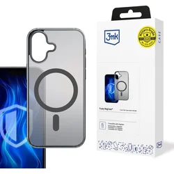 3mk Frosty MagCase Black iPhone 16 Plus