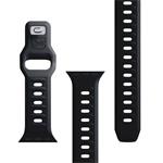 3mk Silicone Watch Strap pro Apple 42/44/45/49 mm Black