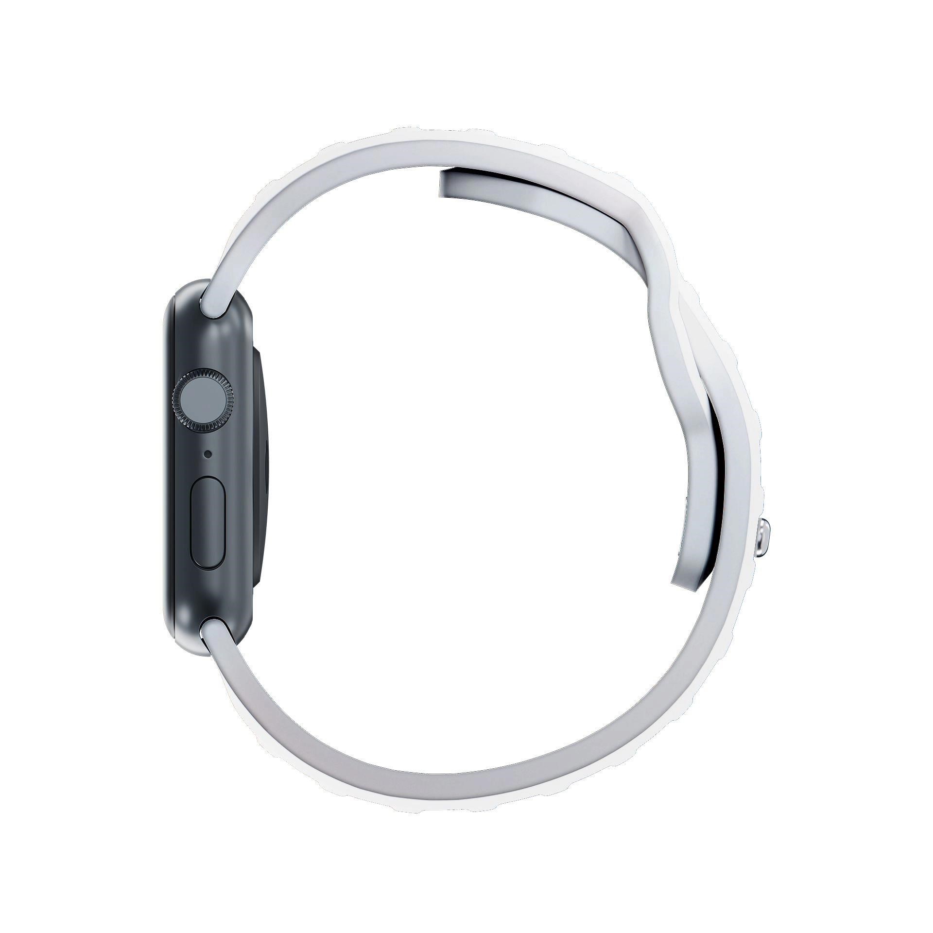 3mk Silikónový remienok pre Apple 38/40/41 mm White