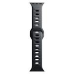 3mk Silikónový remienok pre Apple 42/44/45/49 mm Black