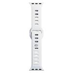 3mk Silikónový remienok pre Apple 42/44/45/49 mm White