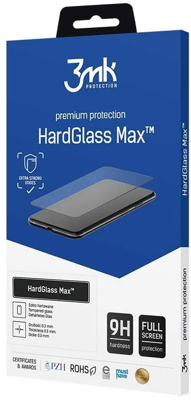 3mk tvrdené sklo HardGlass MAX pre Samsung Galaxy S24 Ultra, čierne