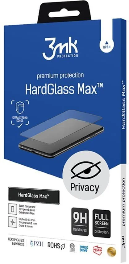 3mk HardGlass Max Privacy iPhone 15