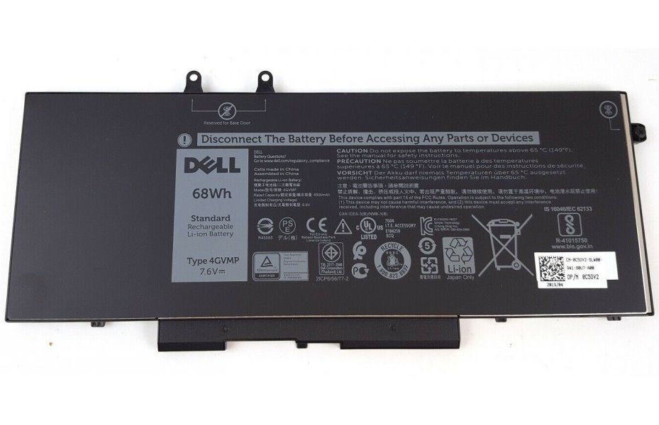 4-článková 68Wh Li-Ion batéria DELL pre Latitude 5400/ 5500/ Precision 3540