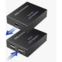 4-port USB 2.0 extender po Cat5/Cat5e/Cat6 do 150m