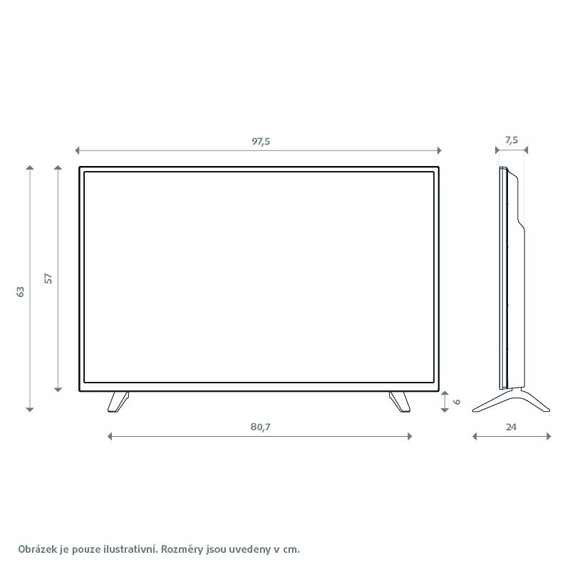 43" JVC LT-43VU3305