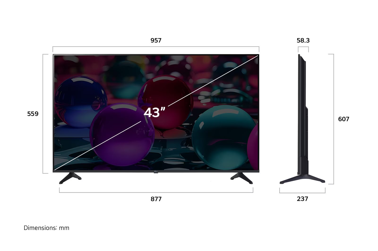 43" LG 43UA73006LA