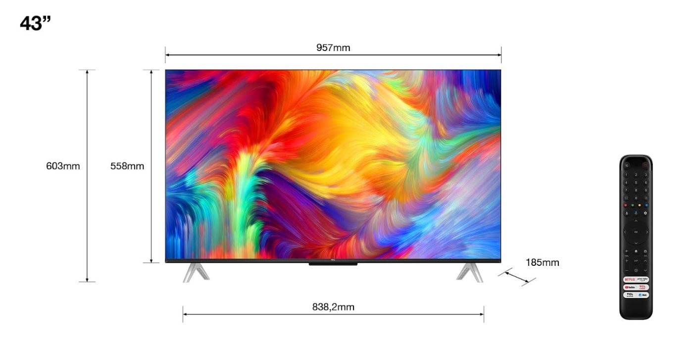 43" TCL 43P638